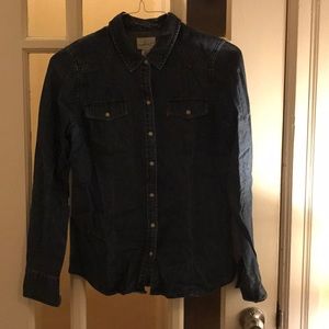 Levis Dark Chambray button up